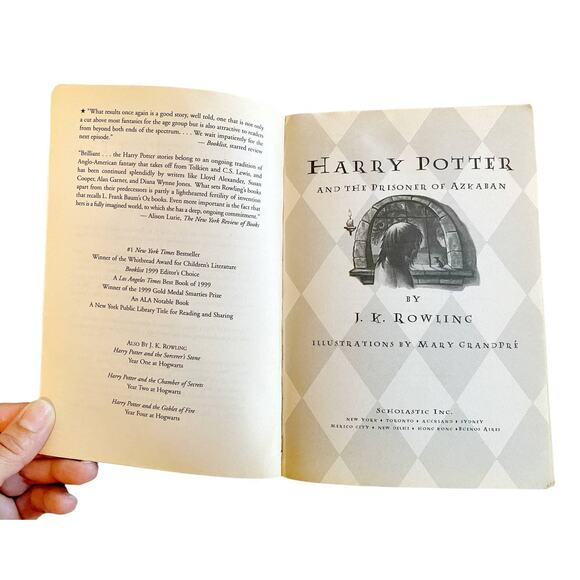 HARRY POTTER AND THE PRISONER OF AZKABAN BY J.K. ROWLING Paperback Pre-Owned - Picture 6 of 7